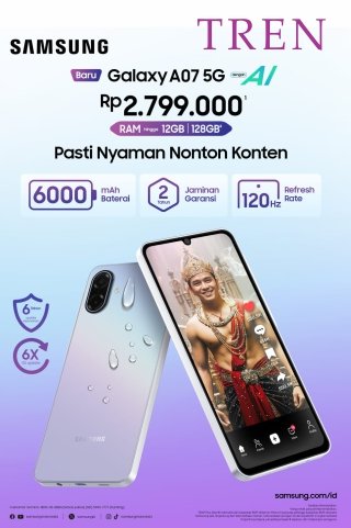 Galaxy A07 5G, Andalan Baru Buat yang Hobi Scroll dan Streaming Seharian